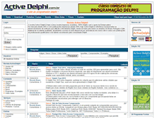Tablet Screenshot of activedelphi.com.br